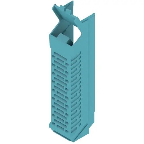 Seitenelement, PA, (B x H x T) 22.5 x 22.8 x 105.5 mm, lichtblau, für OMNIMATE Gehäuse, 1070620000 Schneller Versand