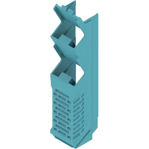 Seitenelement, PA, (B x H x T) 22.5 x 22.8 x 105.5 mm, lichtblau, für OMNIMATE Gehäuse, 2418660000 Neuheit