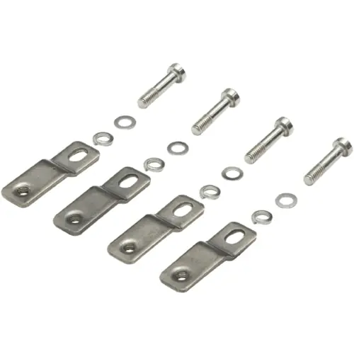 Solange Der Vorrat Reicht Gehäusefuß, Edelstahl, (B x H x T) 51 x 16 x 6 mm, silber, 9510910000