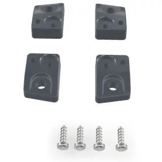 Wandlasche, PPE/PS, graphitgrau, für Bocard Serie, 20007100 Direkt Vom Hersteller