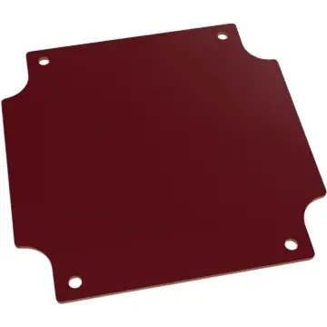 Montageplatte, Hartpapier, (L x B x H) 90 x 90 x 1.5 mm, natur, für EM/ET 212, 22212000 Neue Ware