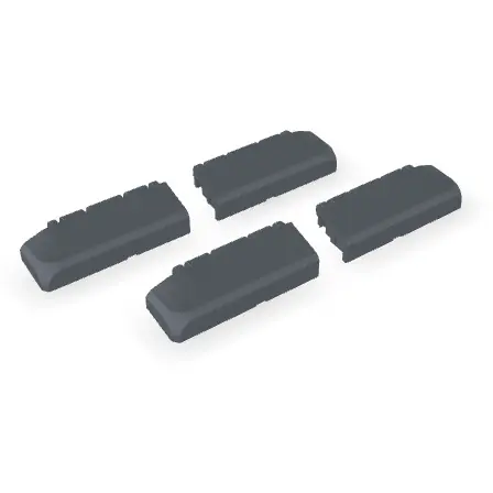 Wochenendangebot Scharnier, ABS, (L x B x H) 100 x 23.4 x 36.5 mm, graphitgrau, für B 233012/B 273612, 96330004