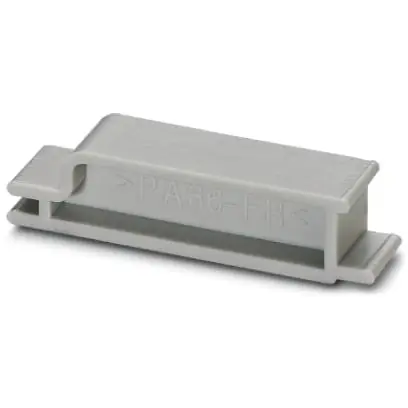 Blindstopfen, rechteckig, PA, (B x H x T) 5.8 x 30 x 6.6 mm, lichtgrau, 2199650 Mega-Angebot