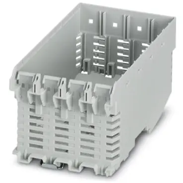 Direktkauf Gehäuseunterteil, PA, (B x H x T) 75.9 x 120.6 x 64.3 mm, lichtgrau, für Gehäuse, 2202664