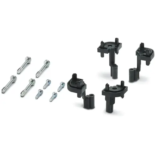 Sale Eckeinleger, PA, (B x H x T) 16.2 x 16.2 x 27.05 mm, schwarz, für Gehäuse, 2203477