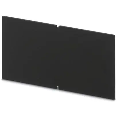 Schnäppchen Seitenwand, PC, (B x H x T) 96 x 39.5 x 2 mm, schwarz, für Gehäusehalbschalen, 2203365