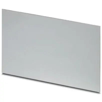Frontplatte, Aluminium, (L x B x H x T) 166.3 x 101.8 x 2 x 2 mm, silber, 2200947 Top-Seller