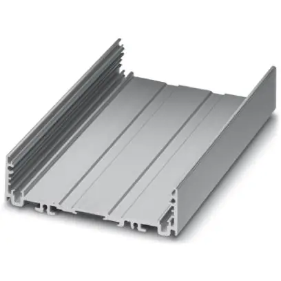 Günstig Aufbaugehäuse Unterteil, Aluminium, (L x B x H x T) 235 x 105 x 29.4 x 29.4 mm, silber, für Gehäuse, 2200941