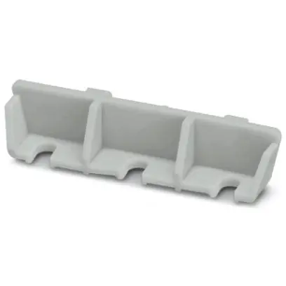 Abverkauf Befestigungsflansch, PA, lichtgrau, 2202032