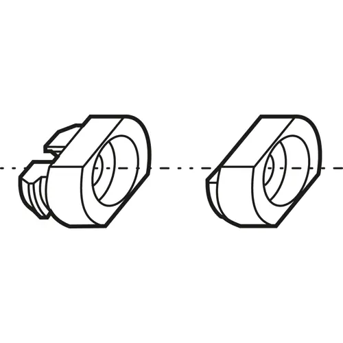 Schraubenhalter, (L x Ø) 3.3 mm x 5.9 mm, 250-697-03 Markenprodukt