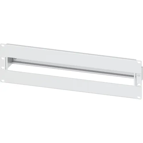 Nur Für Kurze Zeit Abdeckung, Stahl, (B x H) 483 x 132.35 mm, 3 HE, lichtgrau, für 19 Rahmen, 8MF1000-2AB31
