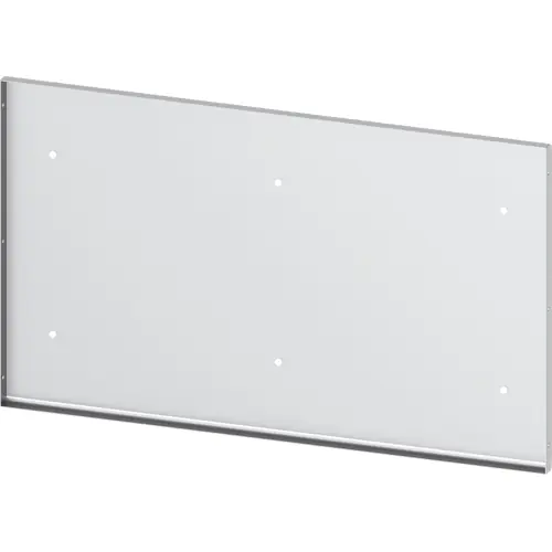 Dachwanne, rechteckig, Stahl, (B x T) 1000 mm x 500 mm, lichtgrau, 8MF1005-2VH Zertifiziert