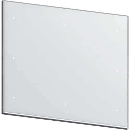 Dachwanne, rechteckig, Stahl, (B x T) 1000 mm x 800 mm, lichtgrau, 8MF1008-2VH Neu Im Sortiment