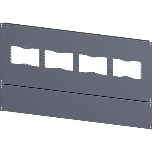 Echt Bodenplatte, mit Ausschnitten für Flansche, rechteckig, Stahl, (B x T) 1200 mm x 800 mm, 8MF1028-2UB52-0