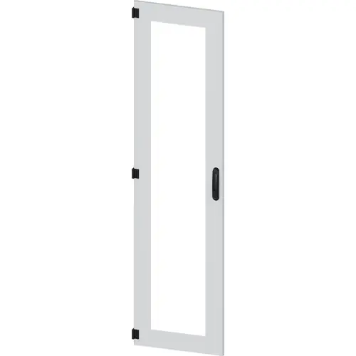 Tür, links, Fenster, rechteckig, Stahl/Glas, (B x H) 500 x 2000 mm, lichtgrau, 8MF1050-2UT15-0BE2 Zertifiziert