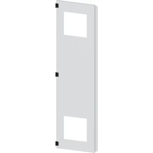 Türhälfte, links, mit Ausschnitt für Filterlüfter, rechteckig, Stahl, (B x H) 500 x 2000 mm, lichtgrau, für Filterlüfter, 8MF1050-2UT25-3BA2 Preis Gesenkt