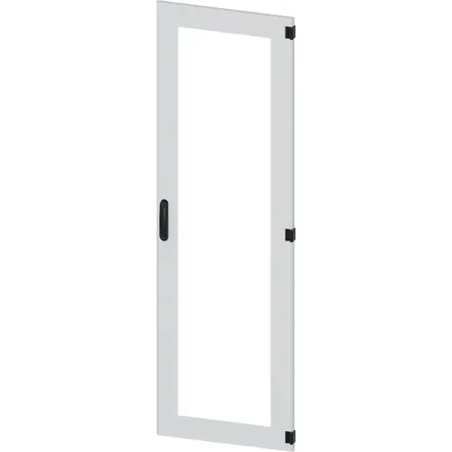 Bestpreis Tür, rechts, Fenster, rechteckig, Stahl/Glas, (B x H) 600 x 2000 mm, lichtgrau, 8MF1060-2UT14-0BE2