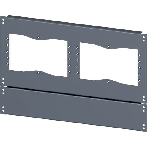 Kostenfreie Lieferung Bodenplatte, mit Ausschnitten für Flansche, rechteckig, Stahl, (B x T) 600 mm x 500 mm, 8MF1065-2UB52-0