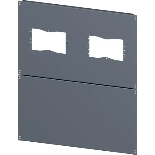 Bodenplatte, mit Ausschnitten für Flansche, rechteckig, Stahl, (B x T) 800 mm x 1000 mm, 8MF1080-2UB52-0 Markenprodukt