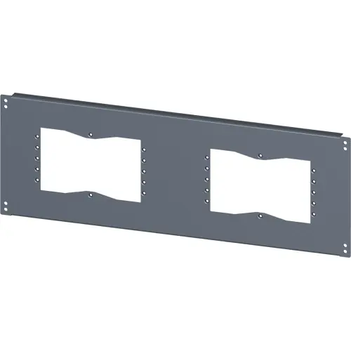 Bodenplatte, mit Ausschnitten für Flansche, rechteckig, Stahl, (B x T) 800 mm x 400 mm, 8MF1084-2UB52-0 Ausverkauf