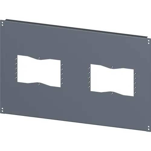 Mega-Angebot Bodenplatte, mit Ausschnitten für Flansche, rechteckig, Stahl, (B x T) 800 mm x 600 mm, 8MF1086-2UB52-0