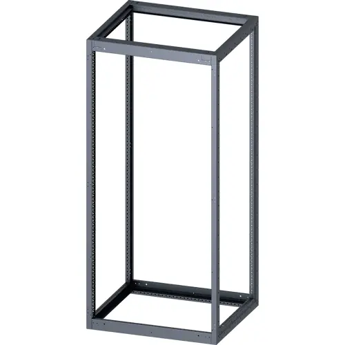 Gerüst, rechteckig, Stahl, (B x H x T) 900 x 2000 x 800 mm, lichtgrau, für Standard Leergehäuse, 8MF1098-2GS40 Letzte Chance