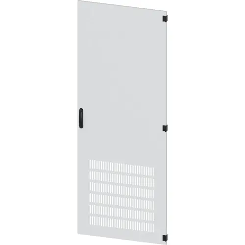 Schnäppchen Tür, rechts, belüftet, rechteckig, Stahl, (B x H) 800 x 2200 mm, lichtgrau, 8MF1280-2UT14-1BA2