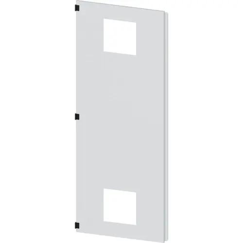 Türhälfte, links, mit Ausschnitt für Filterlüfter, rechteckig, Stahl, (B x H x T) 800 x 2200 x 27 mm, lichtgrau, für Filterlüfter, 8MF1280-2UT25-3BA2 Ausverkauf