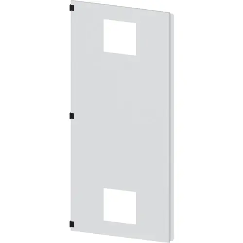 Türhälfte, links, mit Ausschnitt für Filterlüfter, rechteckig, Stahl, (B x H) 900 x 2200 mm, lichtgrau, für Filterlüfter, 8MF1290-2UT25-3BA2 Sichere Zahlung