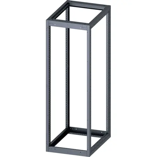 Gerüst, rechteckig, Stahl, (B x H x T) 600 x 1800 x 800 mm, lichtgrau, für Standard Leergehäuse, 8MF1868-2GS40 Neuheit