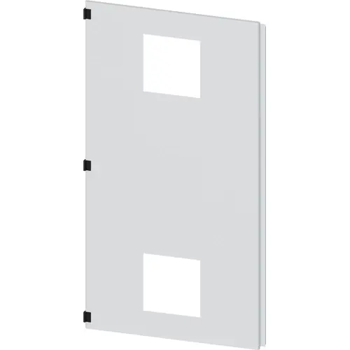 Türhälfte, links, mit Ausschnitt für Filterlüfter, rechteckig, Stahl, (B x H) 900 x 1800 mm, lichtgrau, für Filterlüfter, 8MF1890-2UT25-3BA2 Aktuell