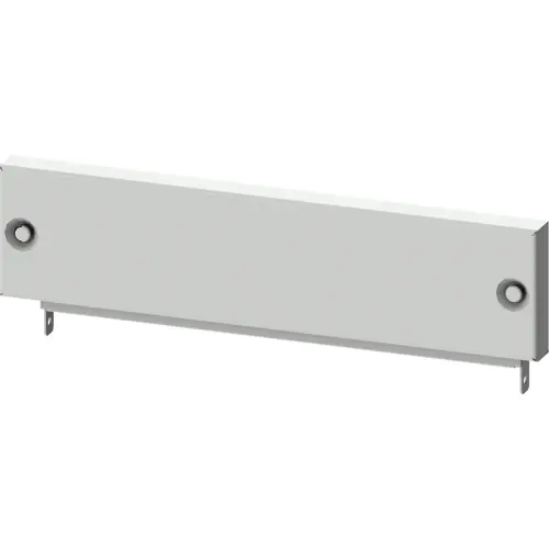 Blende, rechteckig, Stahlblech, (B x H x T) 400 x 100 x 25 mm, lichtgrau, 8PQ2010-4BA02 Günstig