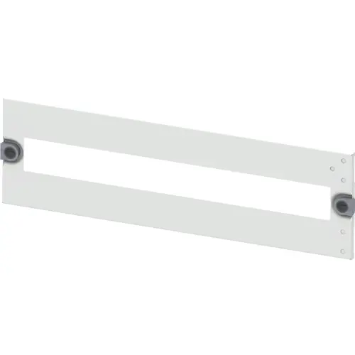 Mega-Angebot Blende Installationseinbaugeräte, rechteckig, Stahlblech, (B x H x T) 600 x 150 x 10 mm, 24 TE, lichtgrau, 8PQ2015-6BA07