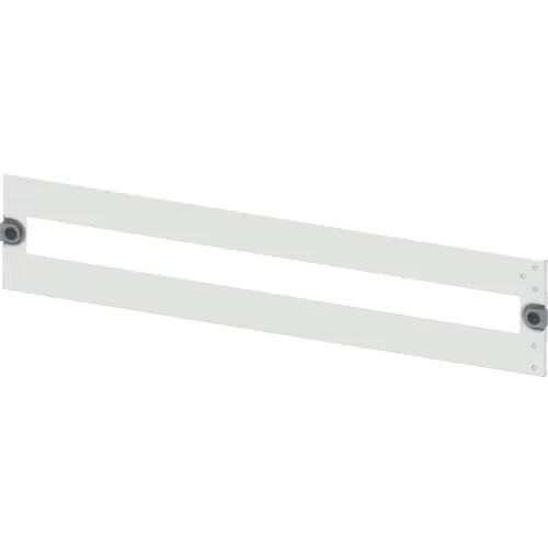 Blende Installationseinbaugeräte, rechteckig, Stahlblech, (B x H x T) 800 x 150 x 10 mm, 35 TE, lichtgrau, 8PQ2015-8BA03 Gratis Versand