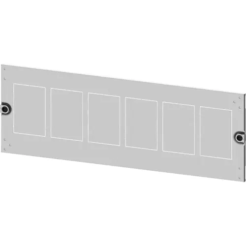 Top-Angebot Blende, rechteckig, Stahlblech, (B x H x T) 800 x 250 x 10 mm, lichtgrau, 8PQ2025-8BA10
