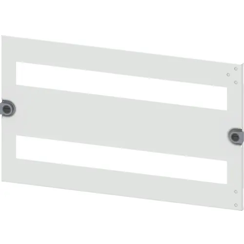 Knallerangebot Blende Installationseinbaugeräte, rechteckig, Stahlblech, (B x H x T) 600 x 300 x 10 mm, 2x24 TE, lichtgrau, 8PQ2030-6BA07