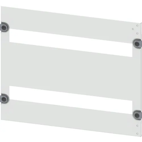 Blende Installationseinbaugeräte, rechteckig, Stahlblech, (B x H x T) 600 x 400 x 10 mm, 2x24 TE, lichtgrau, 8PQ2040-6BA10 Nur Für Kurze Zeit