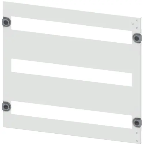 Top-Seller Blende Installationseinbaugeräte, rechteckig, Stahlblech, (B x H x T) 600 x 450 x 10 mm, 3x24 TE, lichtgrau, 8PQ2045-6BA04