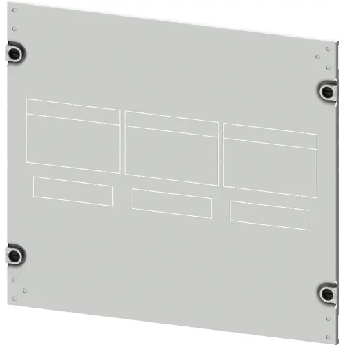 Blende, rechteckig, Stahlblech, (B x H x T) 600 x 450 x 10 mm, lichtgrau, 8PQ2045-6BA12 Angebot