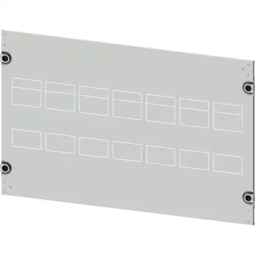 Neue Kollektion Blende, rechteckig, Stahlblech, (B x H x T) 800 x 450 x 10 mm, lichtgrau, 8PQ2045-8BA08