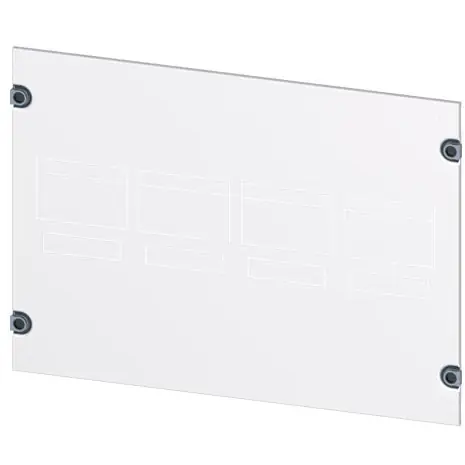 Blende, Stahlblech, (B x H x T) 800 x 500 x 10 mm, lichtgrau, 8PQ2050-8BA14 Finale Aktion