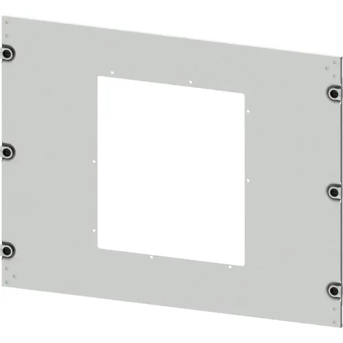 Top-Seller Blende, rechteckig, Stahlblech, (B x H x T) 800 x 550 x 10 mm, lichtgrau, 8PQ2055-8BA07