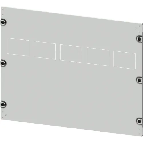 Kostenloser Rückversand Blende, rechteckig, Stahlblech, (B x H x T) 800 x 550 x 10 mm, lichtgrau, 8PQ2055-8BA13