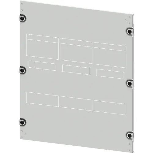 Blende, quadratisch, Stahlblech, (B x H x T) 600 x 600 x 10 mm, lichtgrau, 8PQ2060-6BA25 Sofort Bestellen