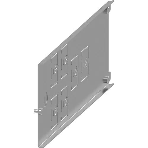 Online Kaufen Unterteilung, seitlich, rechteckig, Stahlblech, (B x H x T) 1.5 x 200 x 400 mm, 8PQ5000-2BA31