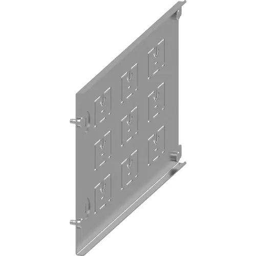 Versand Am Gleichen Tag Unterteilung, seitlich, rechteckig, Stahlblech, (B x H x T) 1.5 x 250 x 400 mm, 8PQ5000-2BA32