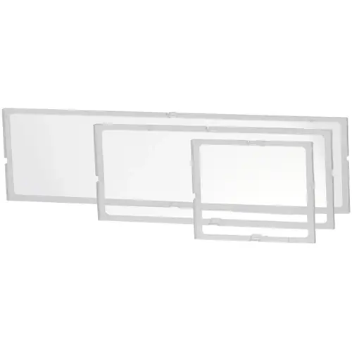 Frontplatte, PC, (B x H) 34 x 41.6 mm, transparent, 449-320-02 Begrenztes Angebot