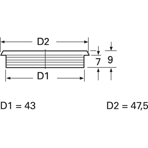 Entlüftungskappe, PS, schwarz, LB 489 SW Zertifiziert