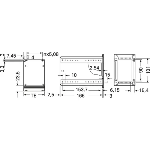 Abdeckblech, abnehmbar, (L x B) 166 x 101 mm, für Kassettenbausatz, 34 408 931 00, Packung mit 2 Stück Versand Am Gleichen Tag