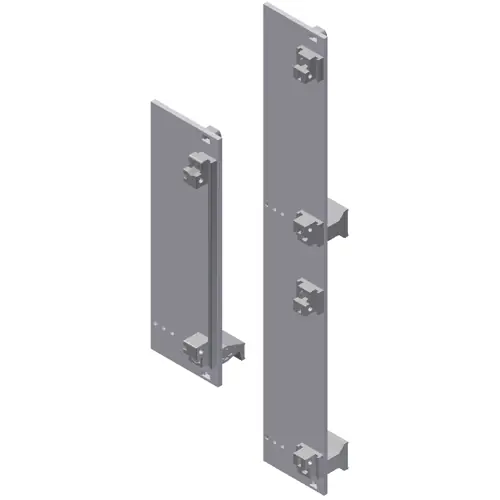 Teilfrontplatte, Aluminium-Druckguss, (B) 50.5 mm, 10 TE, 10065085 Geprüft